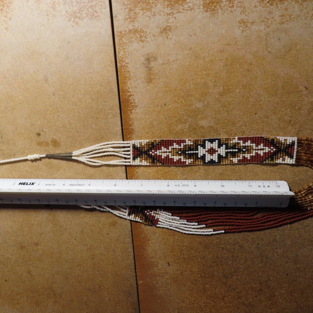 Beaded Necklace; Pretty; Unique Native American S… - image 4